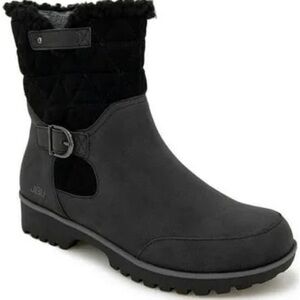 JBU Black Quilted Winter Boots
